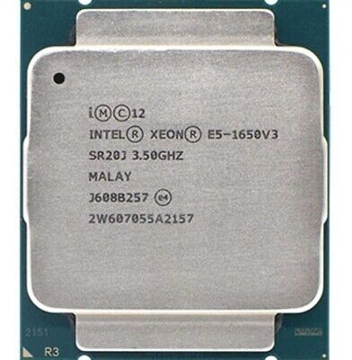【中古パーツ】複数購入可 CPU Intel Xeon E5-1650V3 3.50GHz TB 3.80GHz SR20J Socket FCLGA2011 6コア12スレッド 動作品 サーバー用拍卖