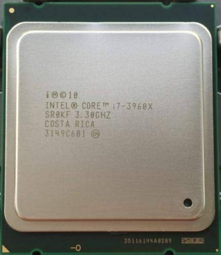 【中古パーツ】複数購入可 CPU Intel i7-3960X 3.3GHz TB 3.9GHz SR0KF Socket LGA2011 6コア12スレッド 動作品 サーバー用拍卖