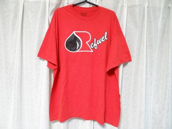 希少 REFUEL リフュール 燃料 燃料補給 ラリー レーシング メカニック Tシャツ 2XLサイズ拍卖
