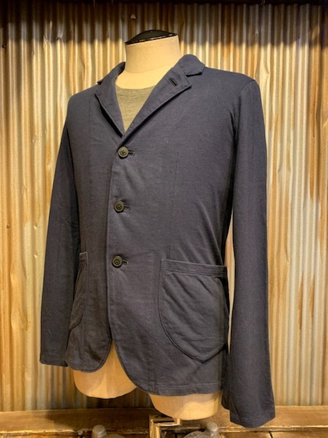 I578 メンズ ジャケット カジュアルな印象♪ PURPLE&YELLOW パープルアンドイエロー テーラード ネイビー 薄手 小さいサイズ 春 秋 (8)/ S拍卖