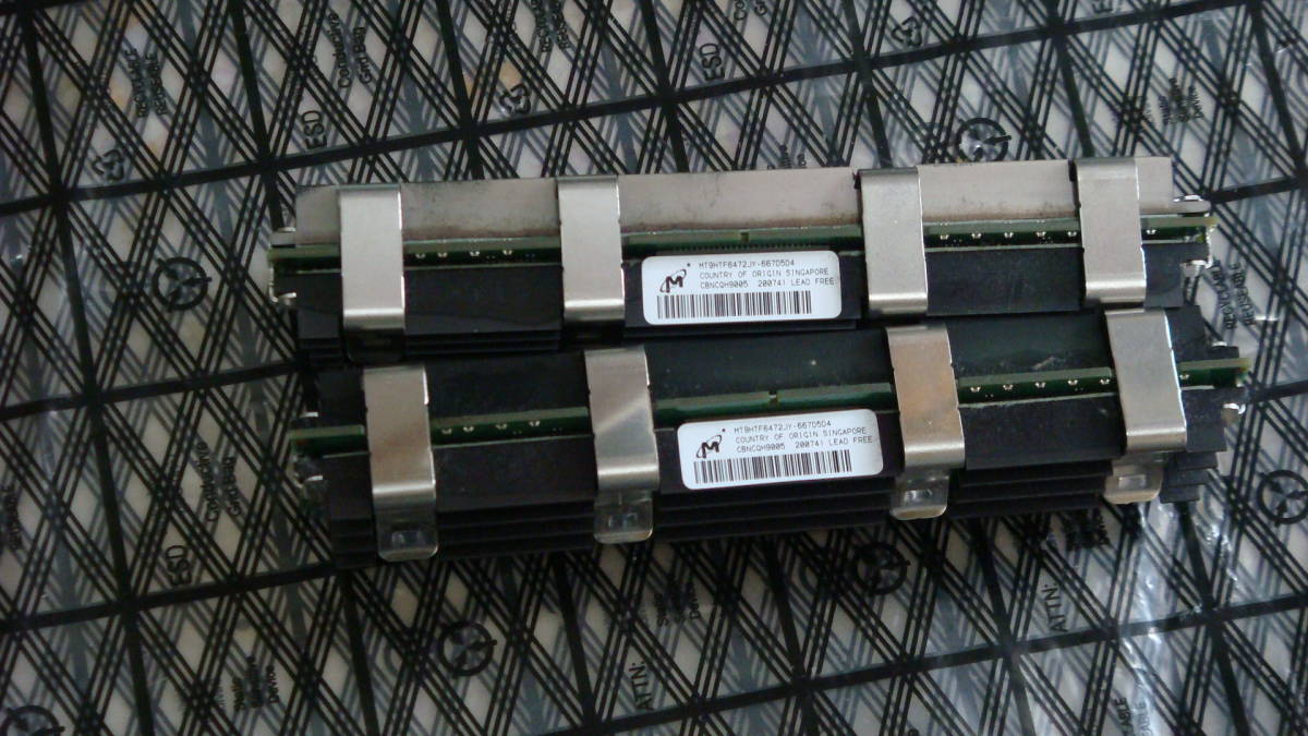 Mac Pro A1186用 メモリ 512MBx2 PC2-5300F 送料無料拍卖