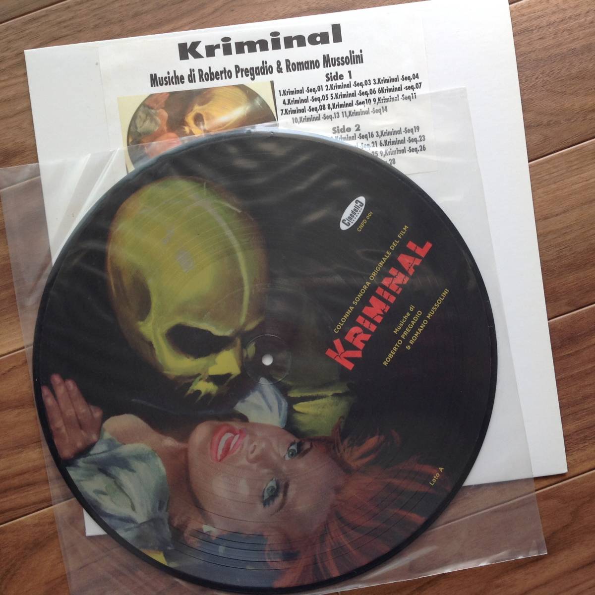 Roberto Pregadio & Romano Mussolini - Kriminal拍卖