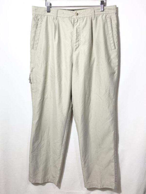 ■Columbia コロンビア X.C.O. ポリエステル パンツ 古着 アメカジ アウトドア カーキ ライトベージュ サイズ32■拍卖