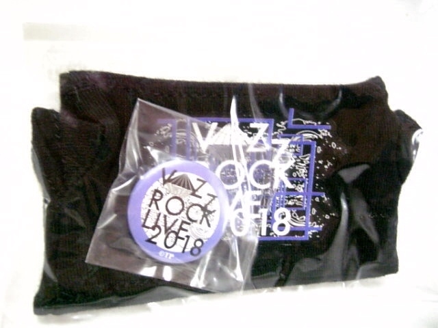 ◆VAZZ ROCK LIVE 2018 ミニTシャツ◆VAZZ CAT ツキプロ マスコット用 缶バッジ付き◆拍卖