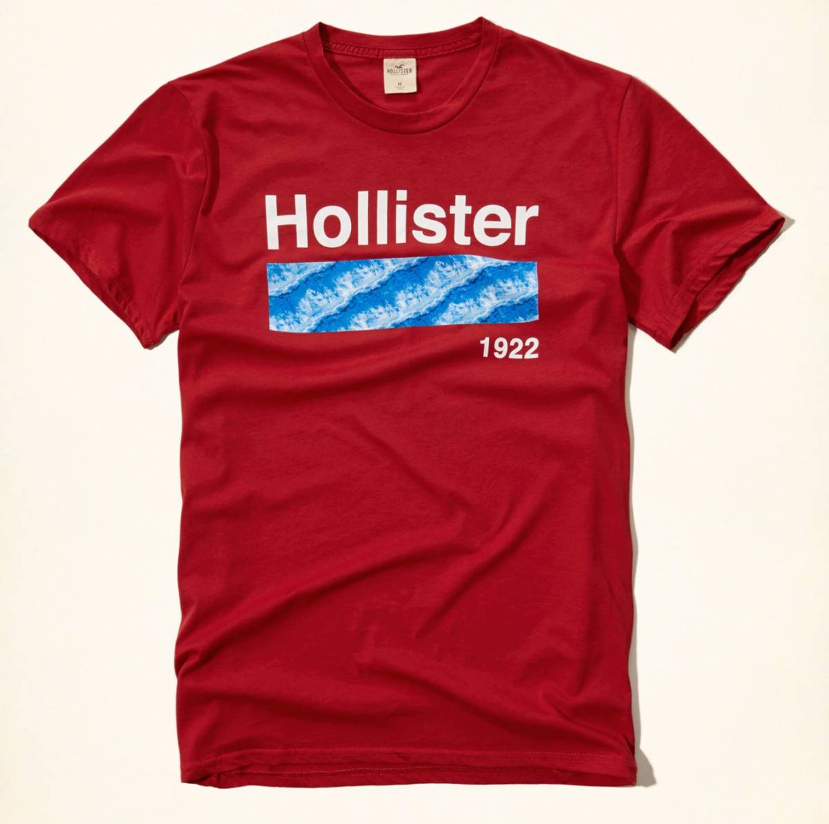 HOLLISTER ホリスター men's 半袖 Tシャツ サイズS Vintage Hollisterウォッシュ ロゴ プリントロゴ クルーネック拍卖