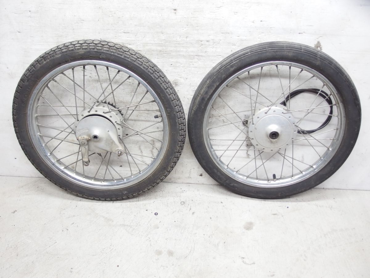 スズキ バーディー80 前後 ホイール HA-288 N 【C5×2】 BC41A -1232拍卖