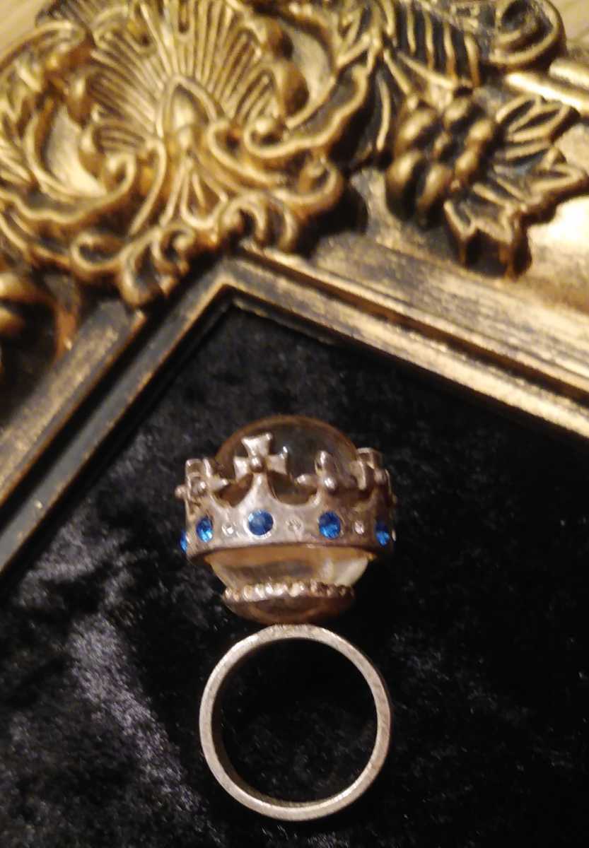 即決☆ヴィンテージ♪Jane Marple ジェーンマープル シルバーカラー 球体 オーブ リング 指輪 拍卖