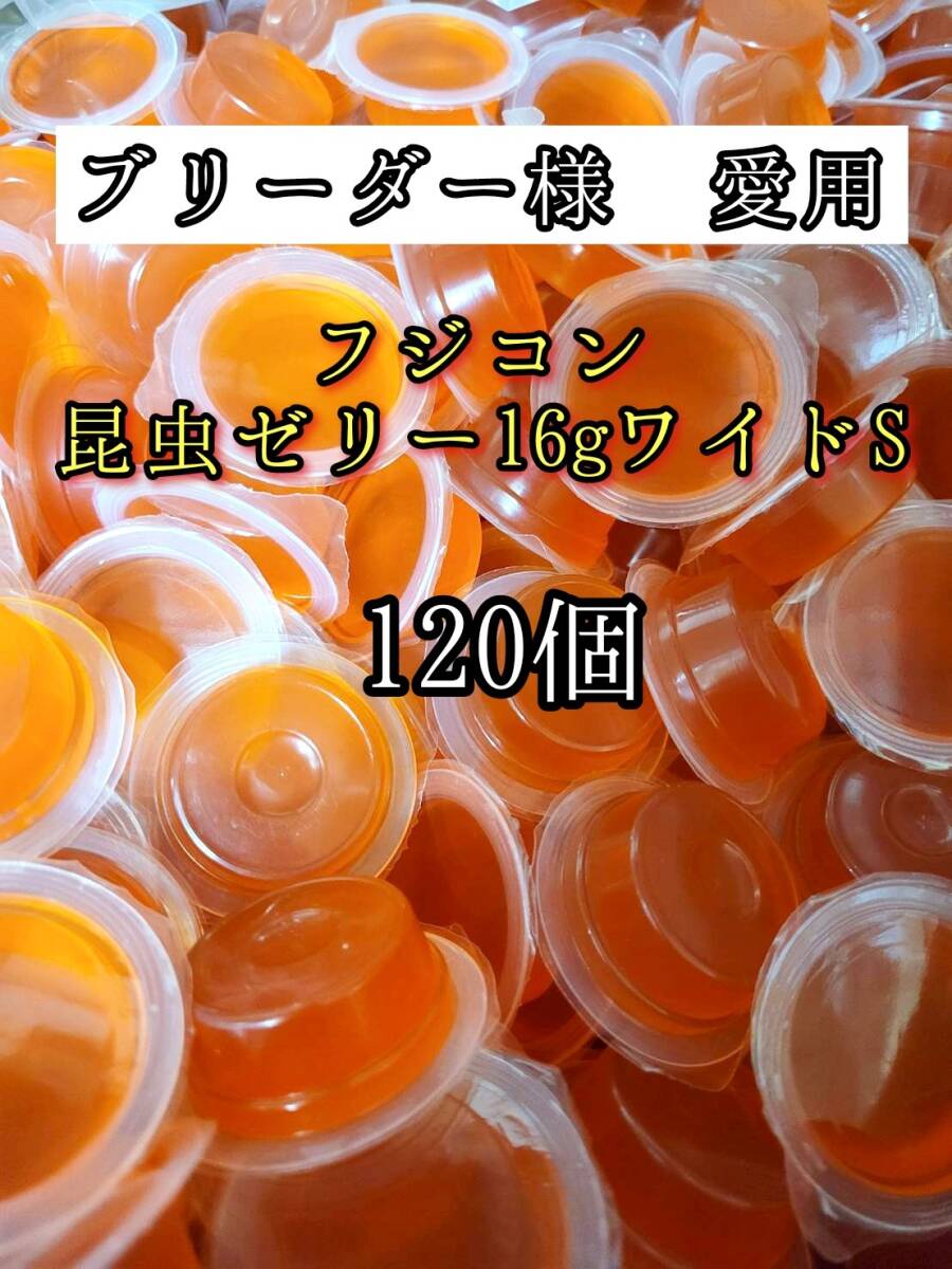 【送料無料】フジコン 昆虫ゼリー ワイドS 16g 120個 クワガタ カブトムシ オオクワガタ クワカブ ドルクスゼリー プロゼリー拍卖