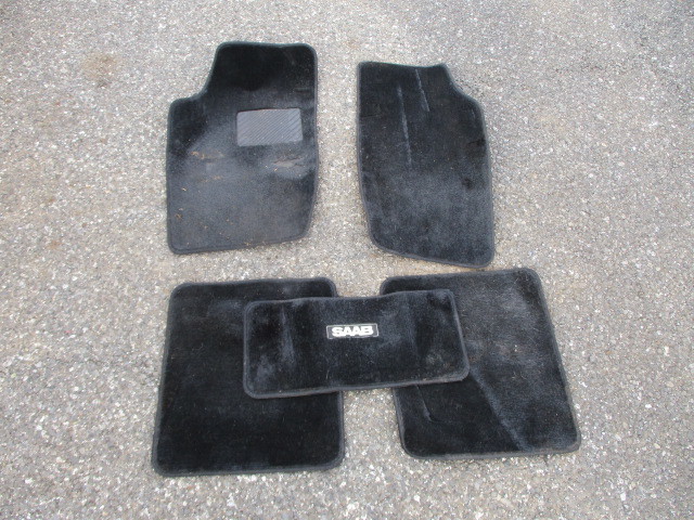 ■サーブ 900 フロア マット 中古 クラシック AB20S 部品取あり アロアー カーペット トランク アンダーカバー モール パネル 吊り革 ■拍卖