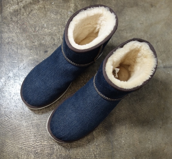 TK 新品近 アグ UGG デニム ムートンブーツ CLASSIC MINI DENIM 9 27拍卖