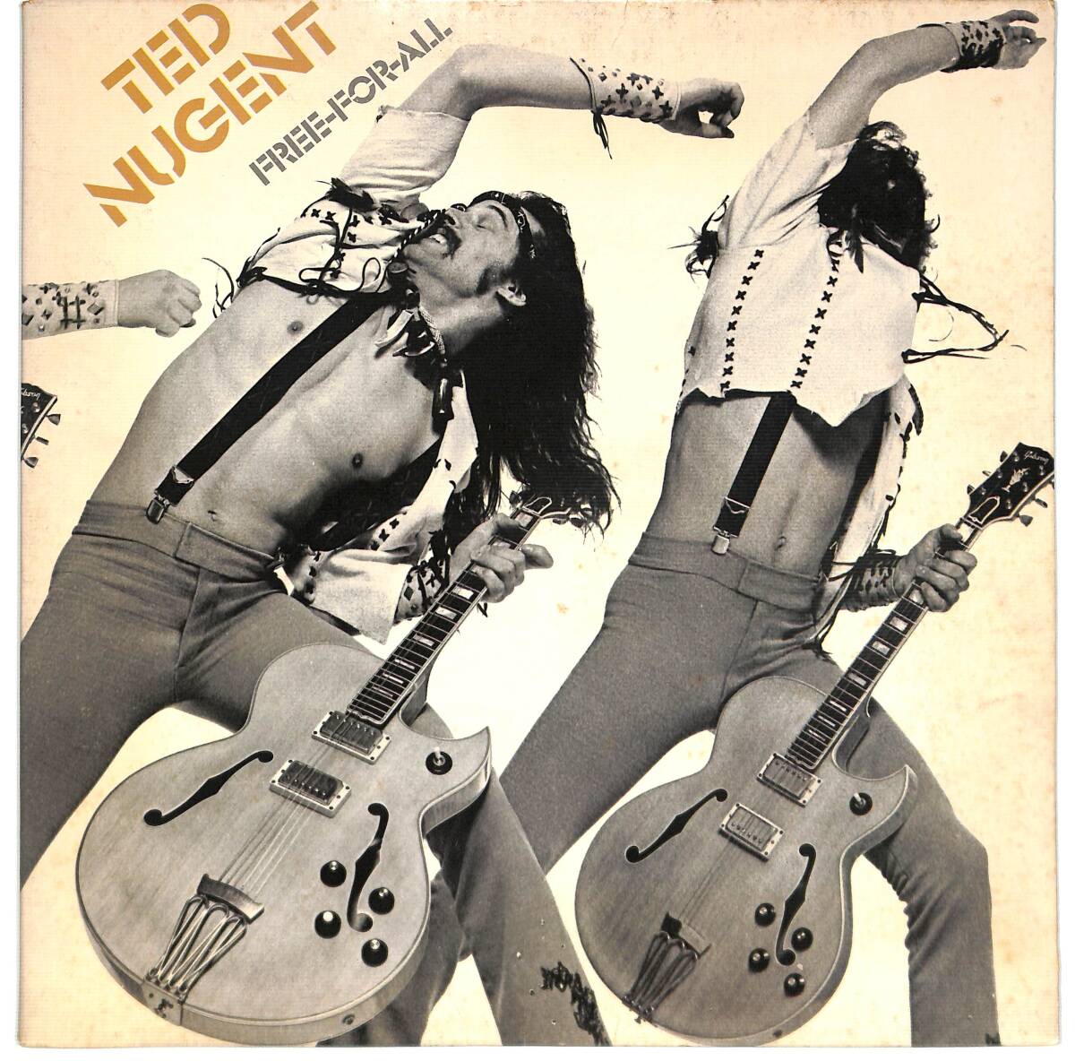 g1208/LP/米/STERLING刻印/Ted Nugent/Free-For-All拍卖