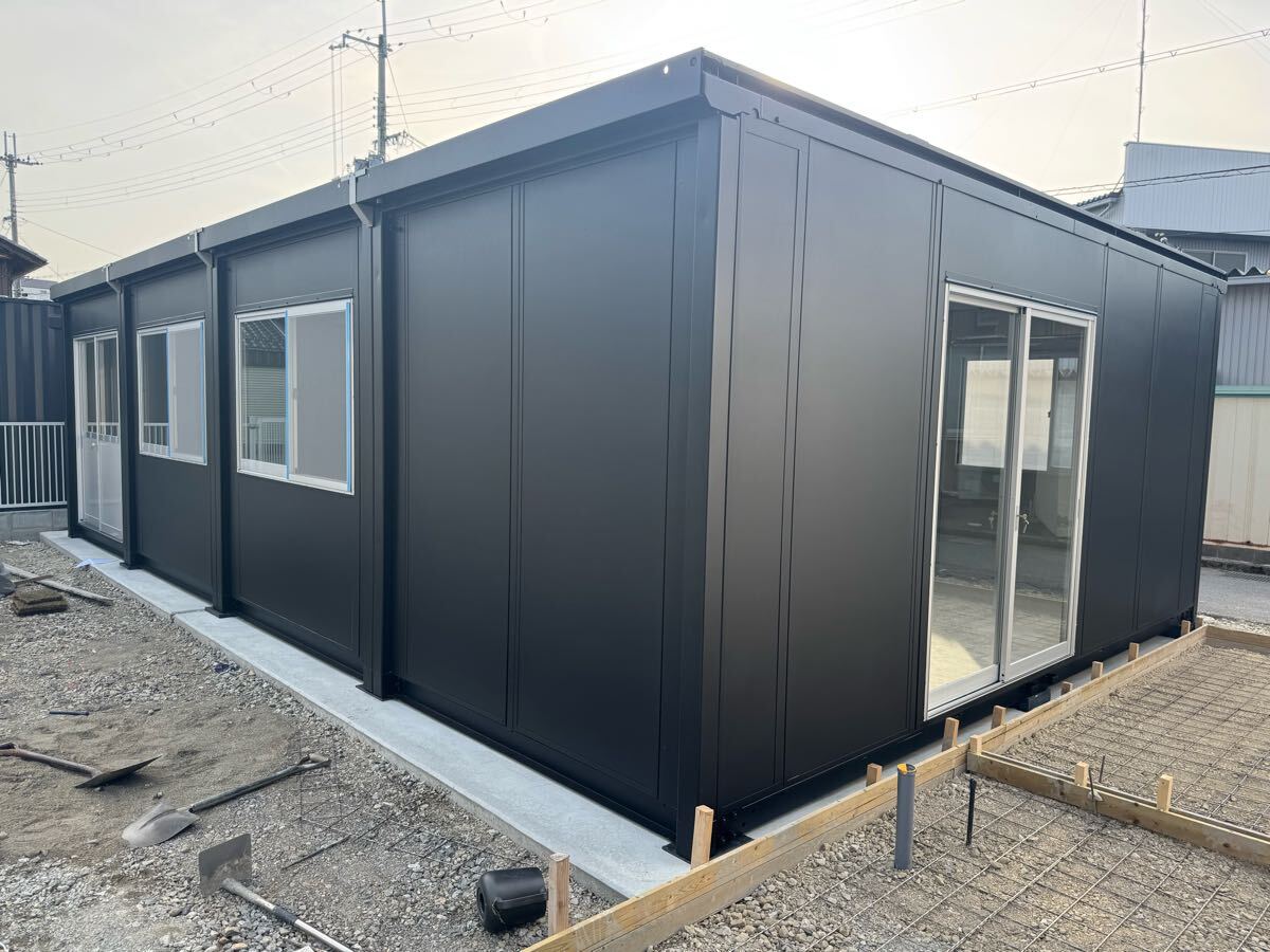 三協フロンテア製 ユニットハウス CT-54J 4連棟 16坪 コンテナ プレハブ ログハウス スーパーハウス 倉庫 保管 物置拍卖