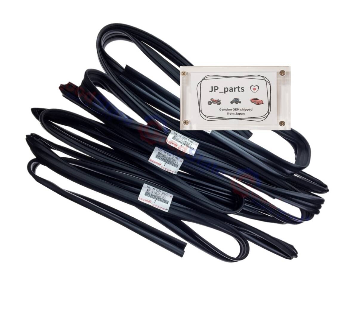 純正 新品 トヨタ TOYOTA ランクル80 ドアガラスラン 1台分セット ランドクルーザー HDJ81V FZJ80G FJ80G HZJ81V 386拍卖