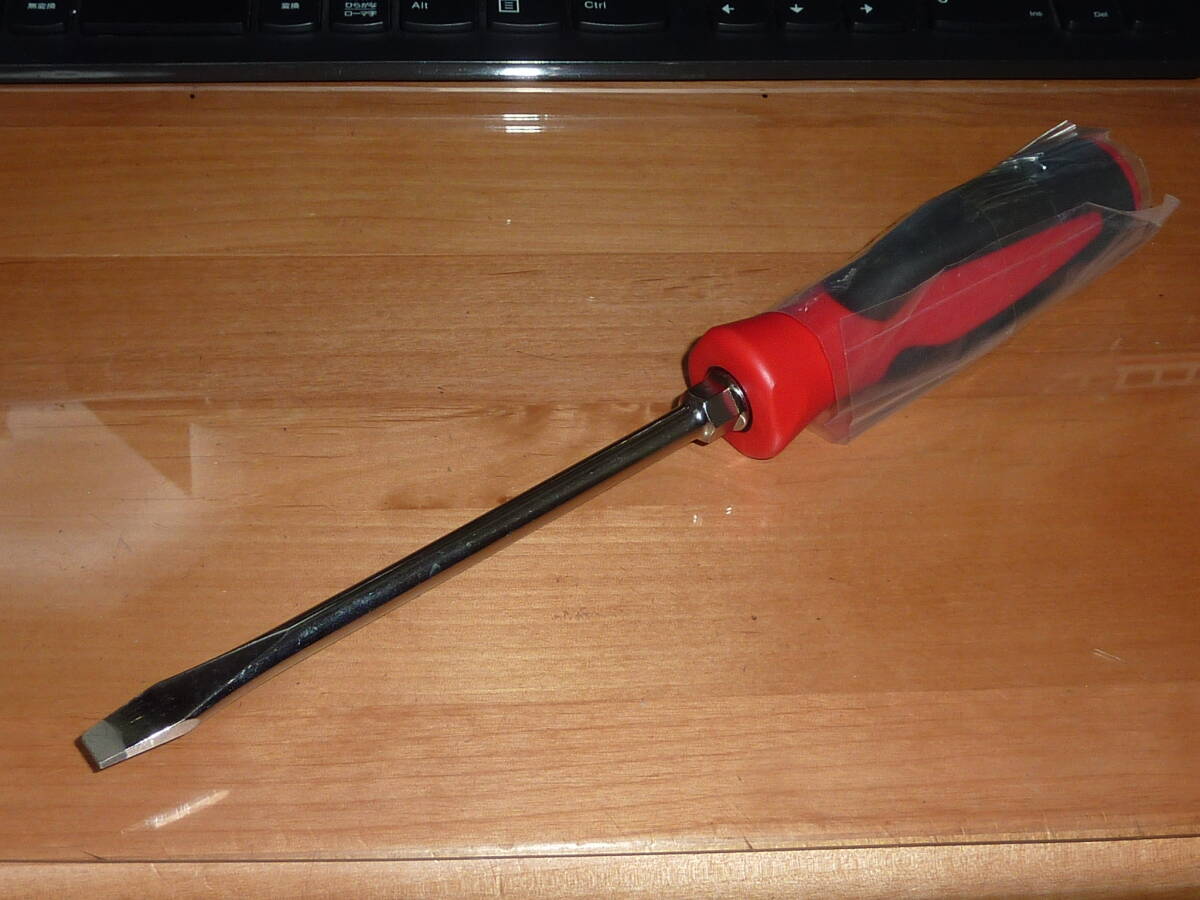 SGD6B R スナップオン Snap-on ソフト グリップ スタンダード ドライバー フラット チップ 先端部 .050インチ(8mm) マイナス 新品未使用品拍卖