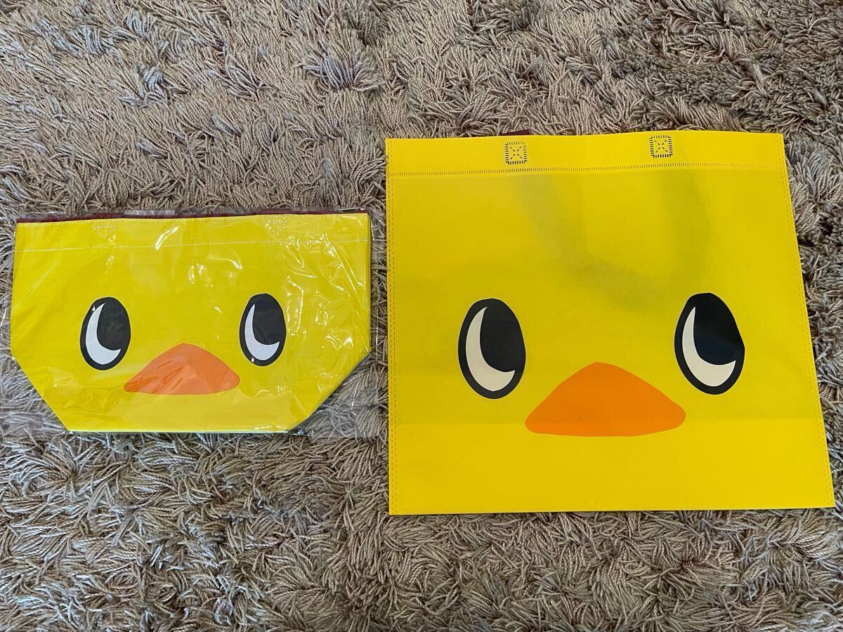 チキンラーメン ひよこちゃん エコバッグ & 保冷バッグ 2点セット拍卖