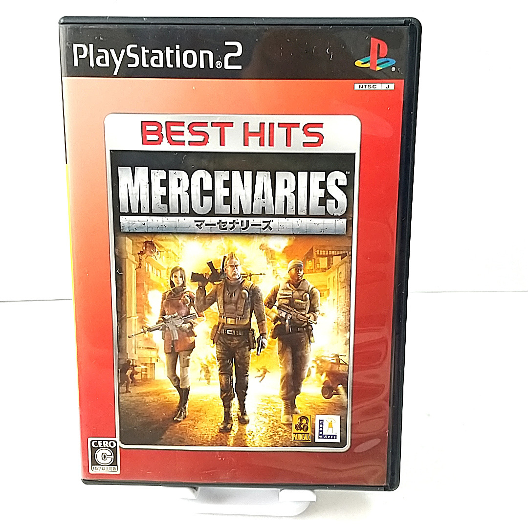PS2 マーセナリーズ BEST HITS 取説欠品 動作OK 盤面の状態良好!拍卖
