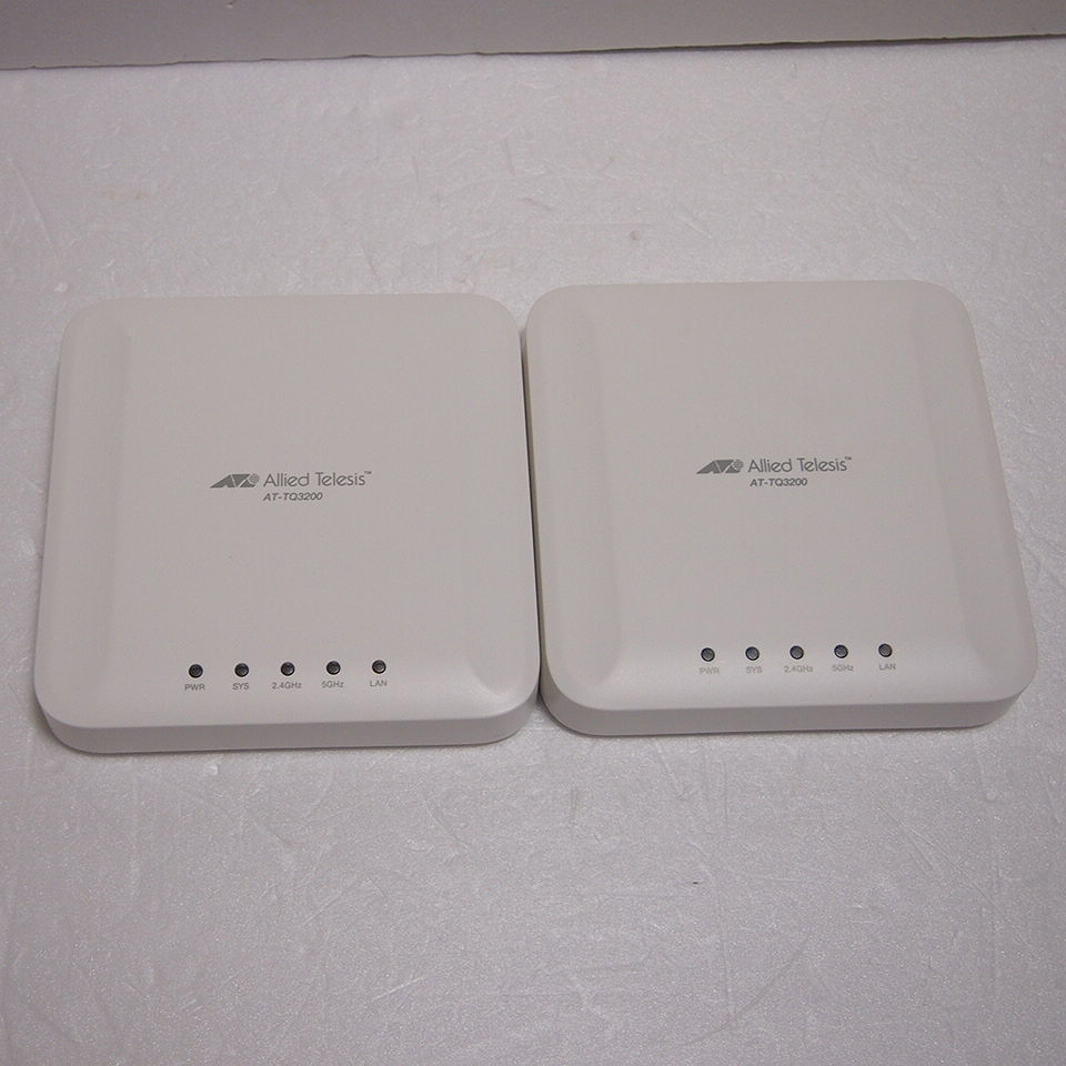 【2台セット】アライドテレシス Allied Telesis AT-TQ3200 無線LANアクセスポイント PoE給電 初期化済み拍卖
