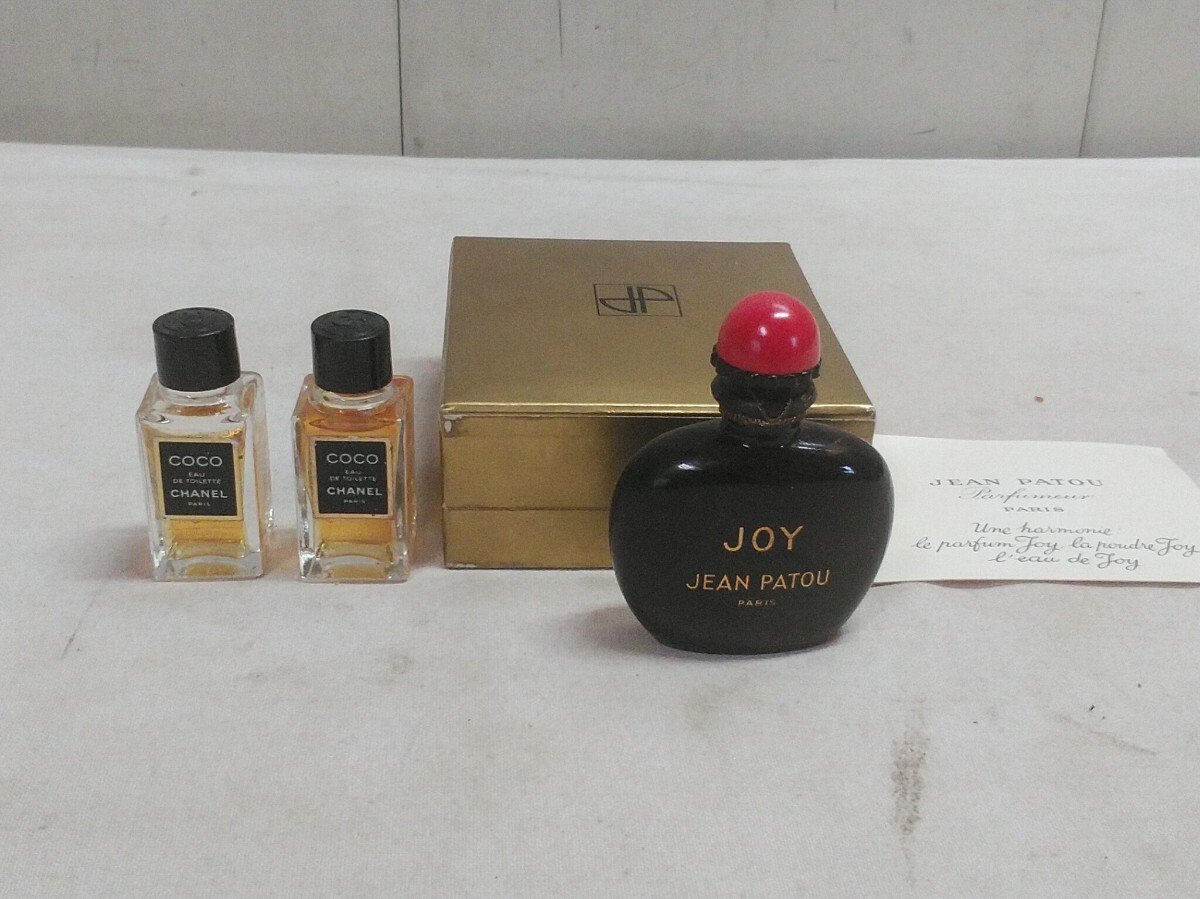 レターパックP/香水セット【 CHANEL オードゥトワレット・JEAN PATOU 】長期保管在庫品 67g(ビン込) サンプル小瓶拍卖