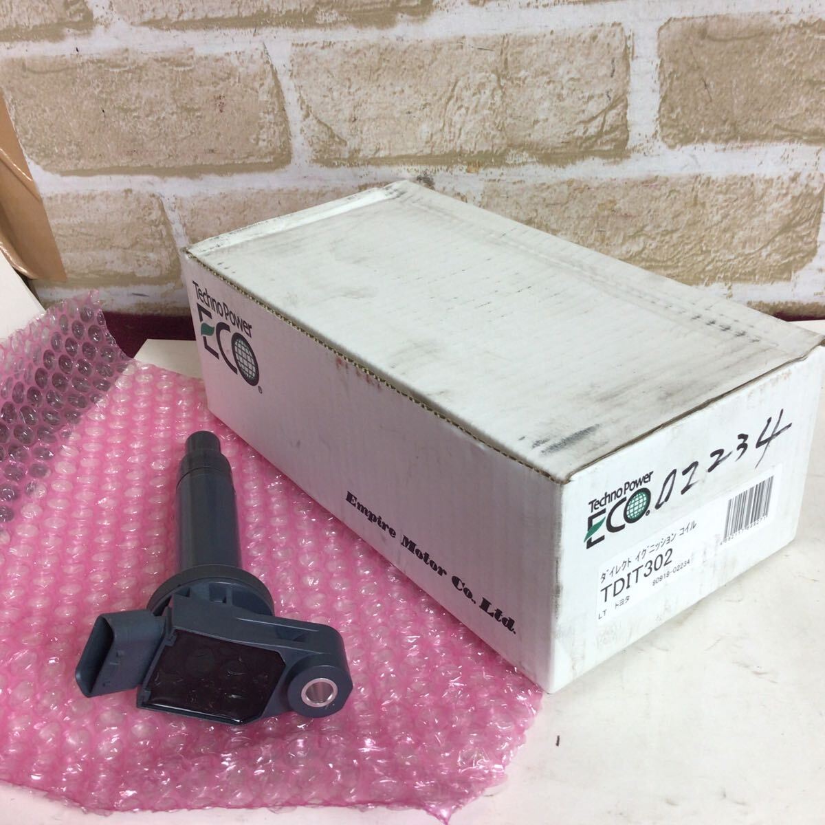 (56) ダイレクトイグニッションコイル TDIT302 トヨタ 90919-02234 エンパイヤ自動車 テクノパワーeco ignition coil 新品未使用拍卖