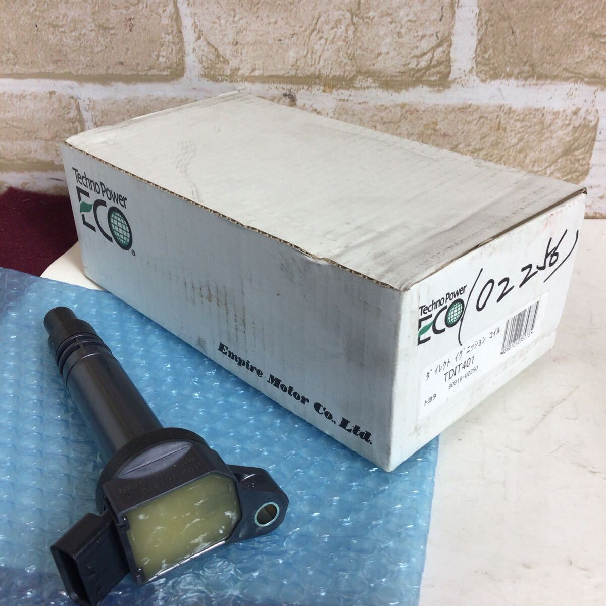 (58) ダイレクトイグニッションコイル TDIT401 トヨタ 90919-02250 エンパイヤ自動車 テクノパワーeco ignition coil 新品未使用拍卖