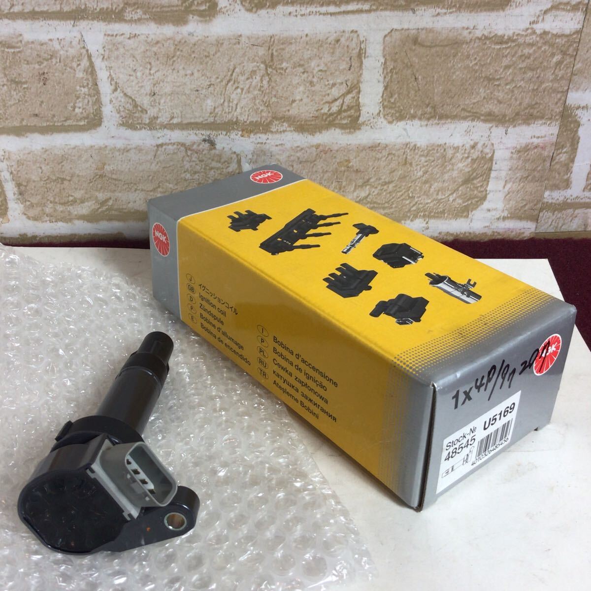 (70) NGK イグニッションコイル U5169 48545 ダイハツ 日本特殊陶業 新品未使用拍卖