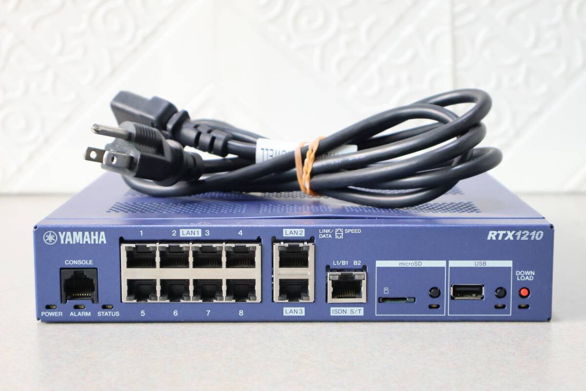 G7645 & YAMAHA/ヤマハ ギガアクセスVPNルーター●RTX1210【動作確認済】拍卖
