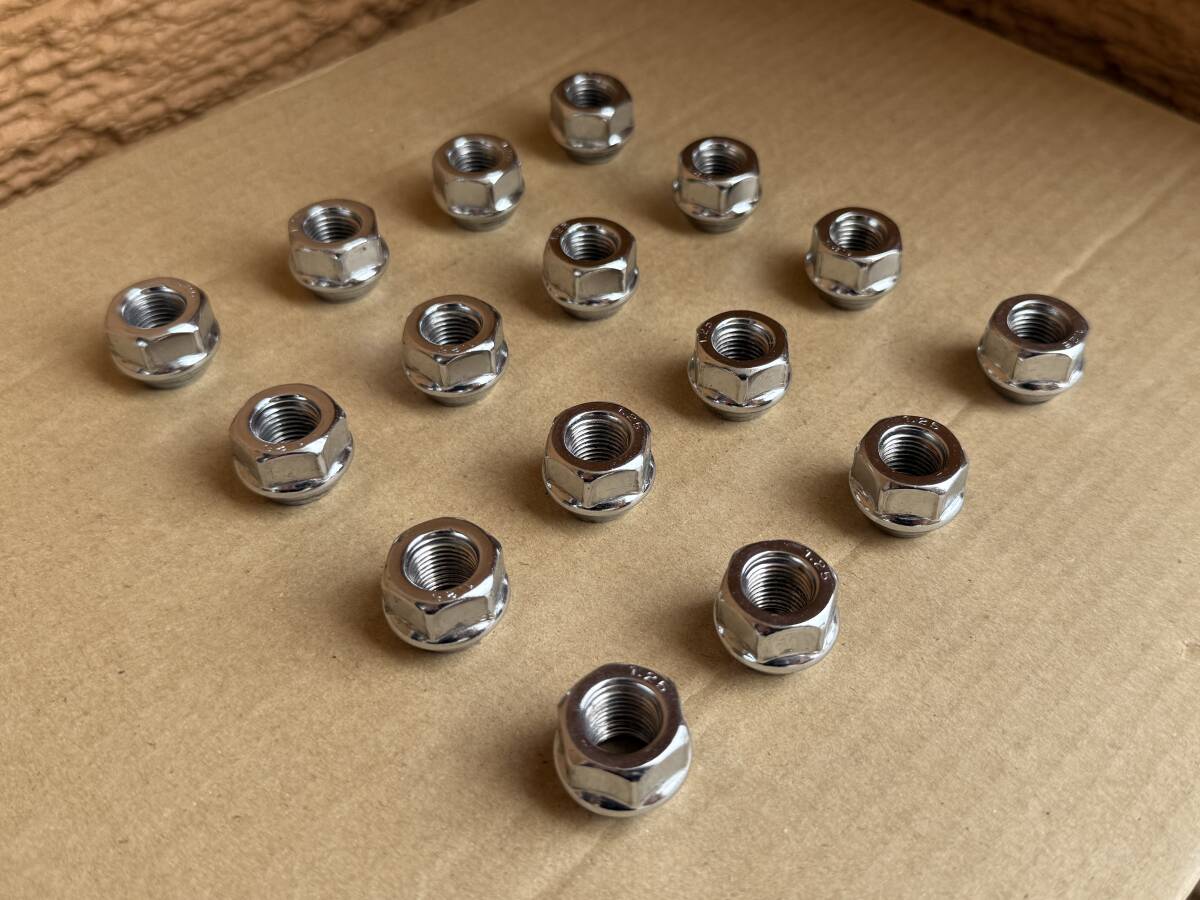 社外ホイールナット M12×P1.25 19HEX スチールナット 日産 スズキ スバル 16個 19mm拍卖