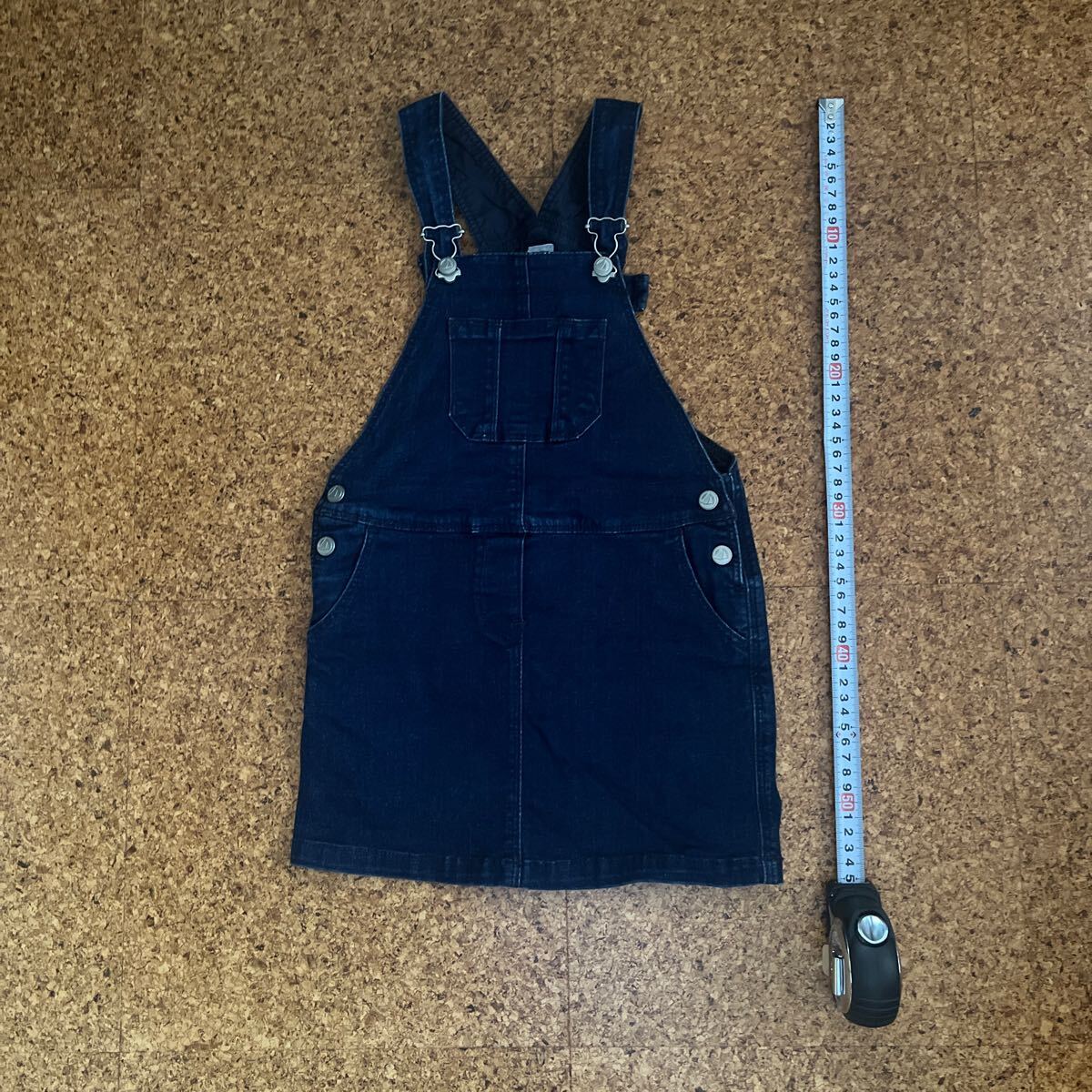 プチバトー デニム オーバーオール サロペット 5ans/110cm ガールズ拍卖