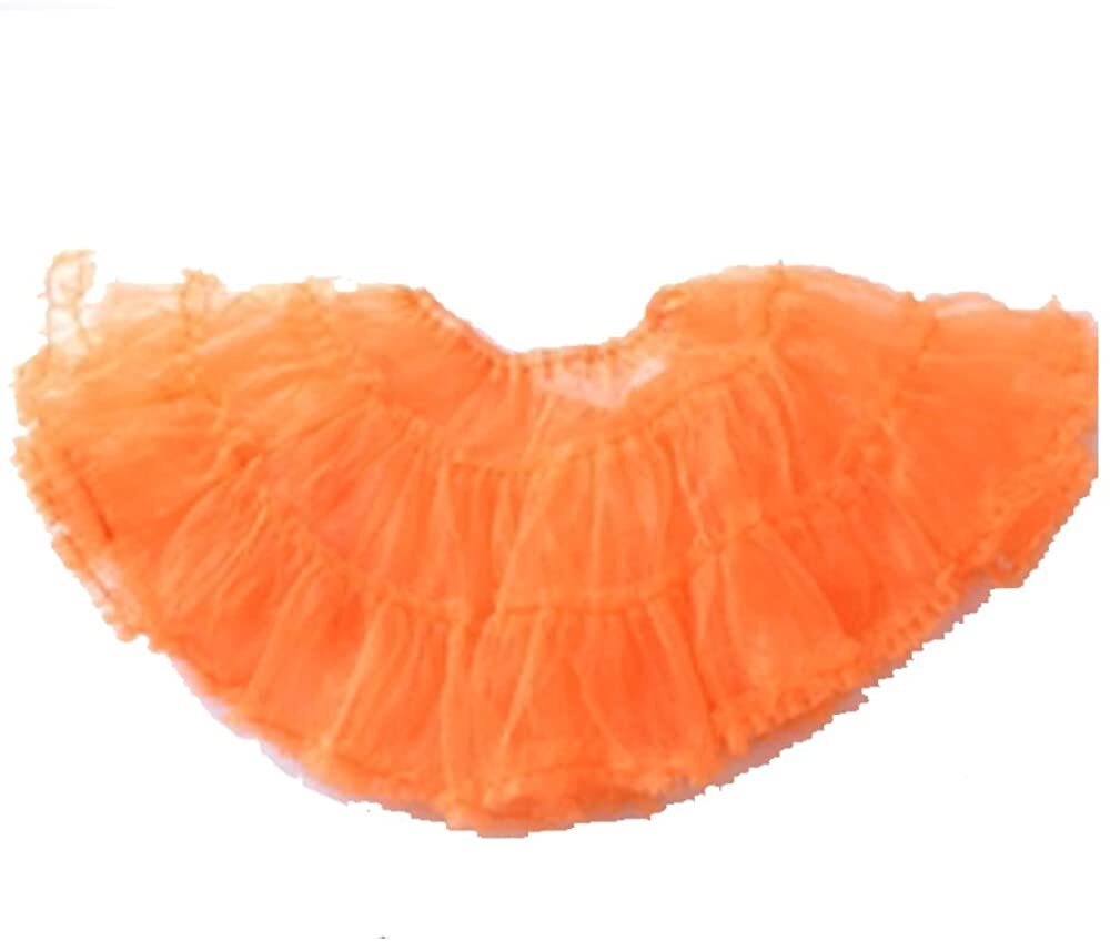 新品送料無料●パ二エ スカート ちゅちゅ ミニスカート 学芸会 オレンジ 発表会拍卖