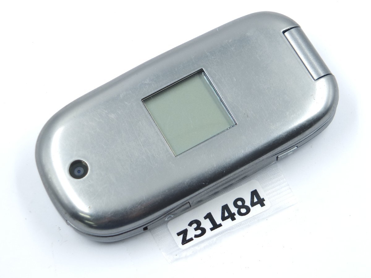 【z31484】docomo ドコモ F-07A らくらくホン メタルシルバー 動作品 初期化済み 送料全国一律300円 格安スタート拍卖