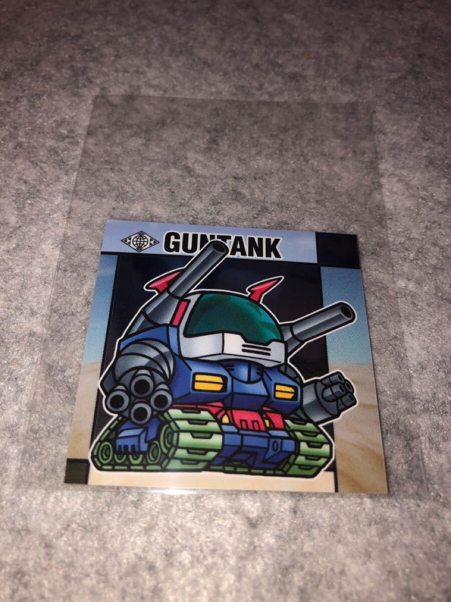 元祖SDガンダムスナックシール No.25 ガンタンク ガンダム メタリックシール GUNDAM 未使用品 シール 横井孝ニ拍卖
