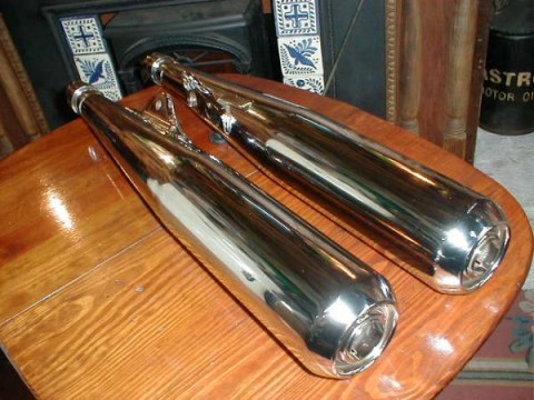 YAMAHA XS1 XS1B XS650E '70-'72 XS1 レプリカ マフラー セット (07-0652)拍卖