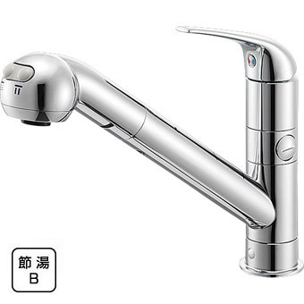 y-C SANEI シングルワンホールスプレー分岐混合栓 K87000BTJV-13 節水水栓 キッチン用 上面施工 取付穴径 35~39mm サンエイ endstbG拍卖