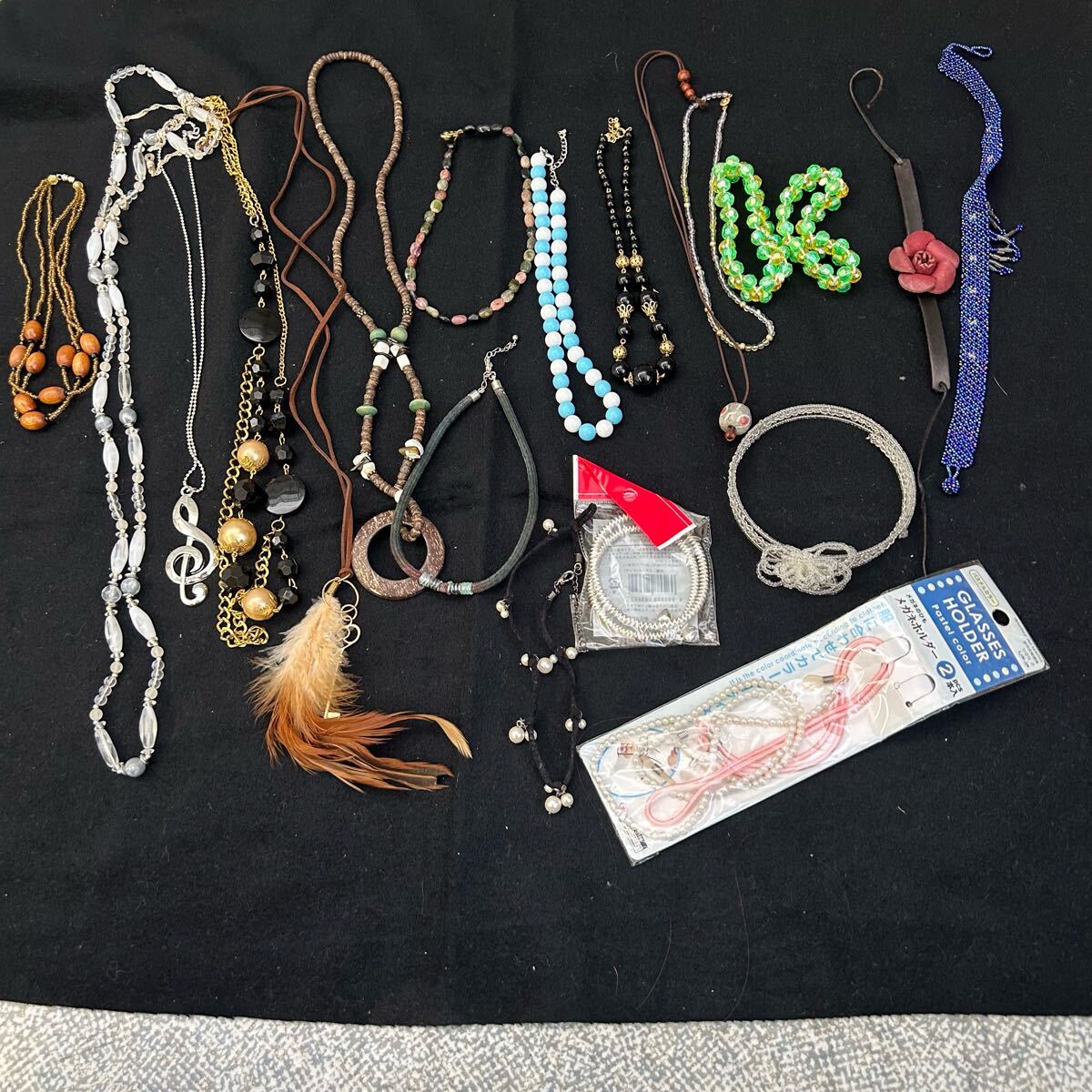 カジュアルビーズネックレス ネックレス まとめ売り 52002拍卖