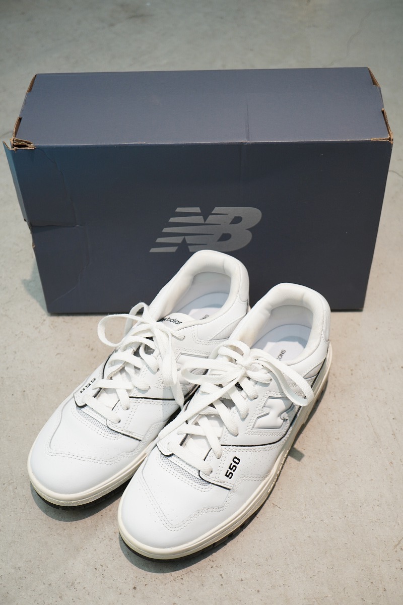 正規 New Balance × COMME des GARCONS HOMME ニューバランス コムデギャルソン オム BB550CDG スニーカー US8白本物502P▲拍卖