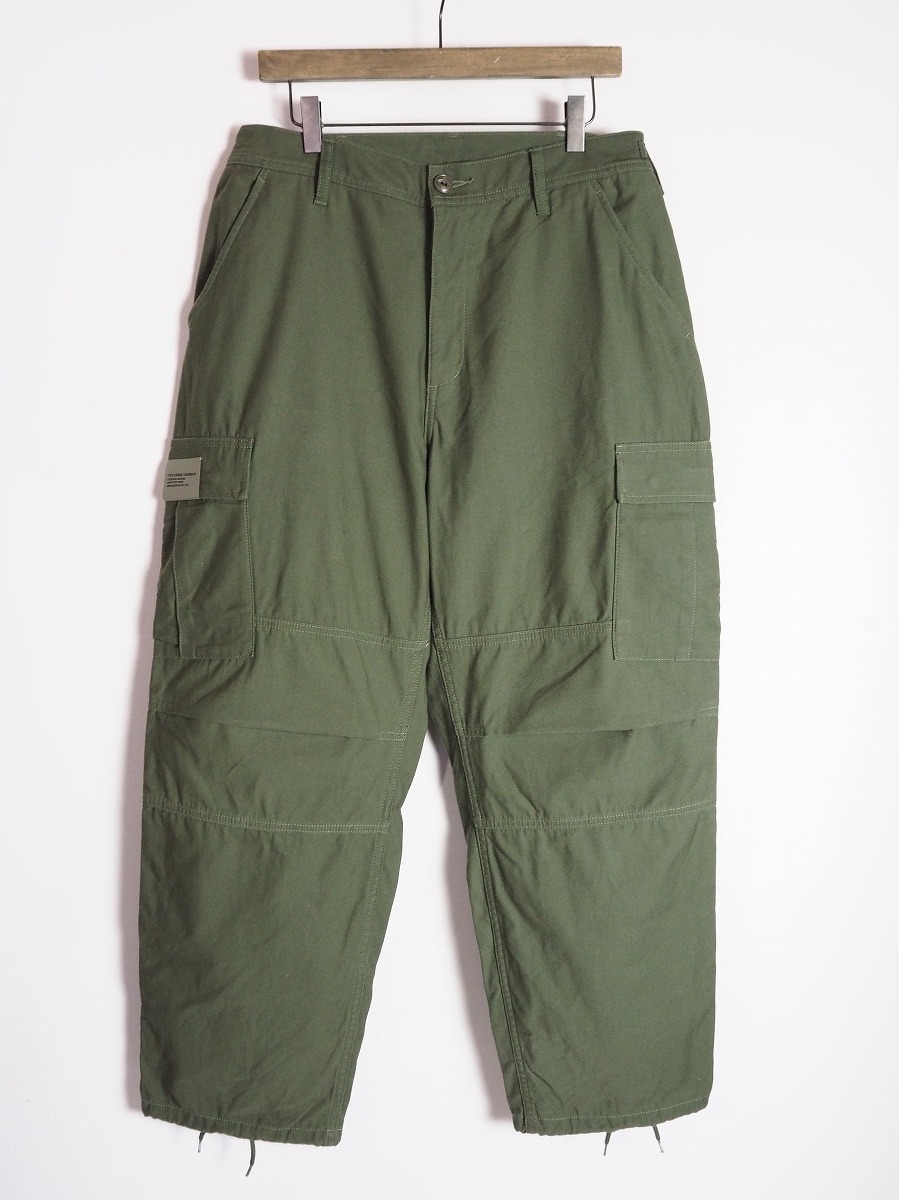 極美品24AW NEIGHBORHOOD ネイバーフッド BDU PANTS ミリタリー カーゴ パンツ 242SPNH-PTM05 サイズM オリーブ 524P▲拍卖