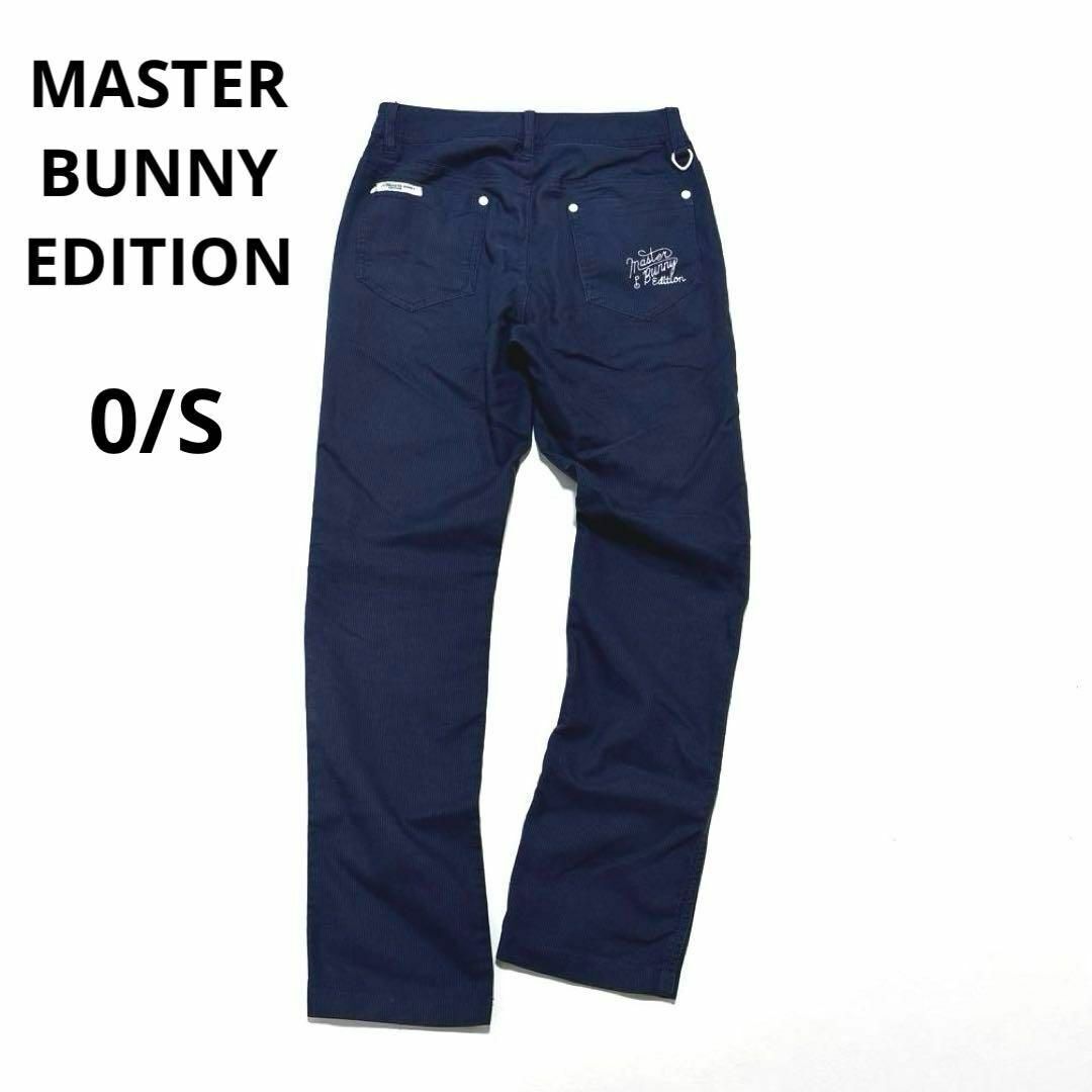 マスターバニーエディション 0/S ロングパンツ ネイビー 春夏 バックロゴ MASTER BUNNY EDITION PEARLYGATES/パーリーゲイツ/PG拍卖