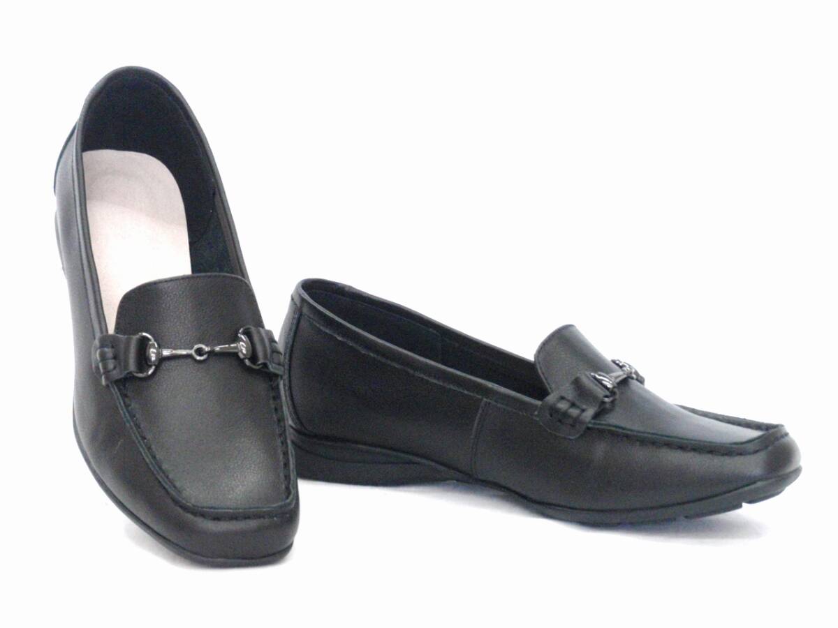 ビットローファー ビットモカシン 1919 ブラック 24.0cm 天然皮革 ドライビングシューズ カジュアルシューズ レディースシューズ拍卖