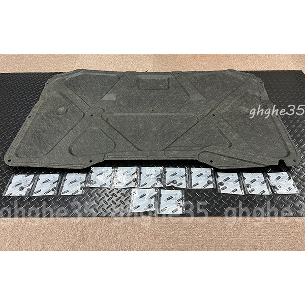 マツダ 純正 RX-7 FD3S ボンネット インシュレーター ファスナー 付き RX7 エンジン ルーム rx7 rx-7 fd3s 検 シート エンブレム パーツ拍卖