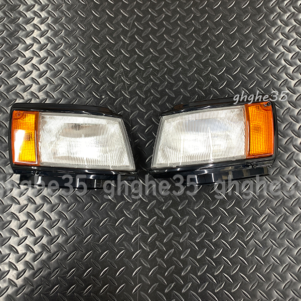 トヨタ 純正 AE 86 カローラ レビン GT 後期 マーカー ランプ レンズ コーナー ウインカー 左右 セット 検 ae エンジン ホイール マフラー拍卖