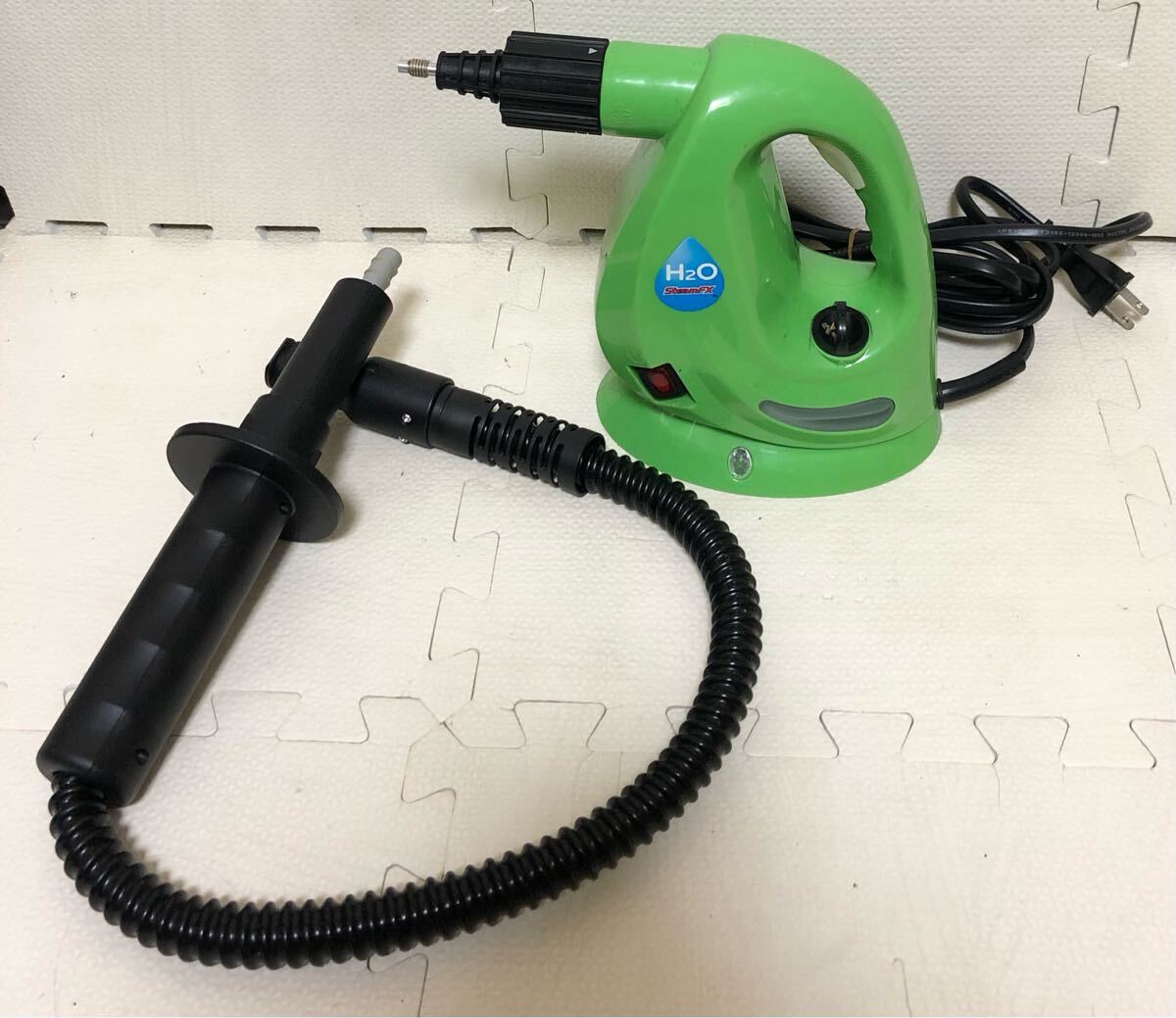超美品★動作OK★ H2O Steam FX ハンディ スチーム クリーナー グリーン KB-009A-GR 高圧洗浄 除菌 消臭 掃除 インテリア 家庭 用品拍卖