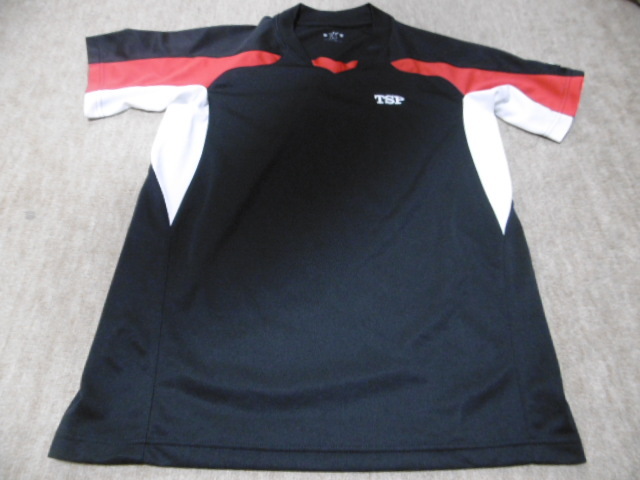 JTTA★TSP★半袖ウエア ブラック&ホワイト&レッド サイズ:M拍卖