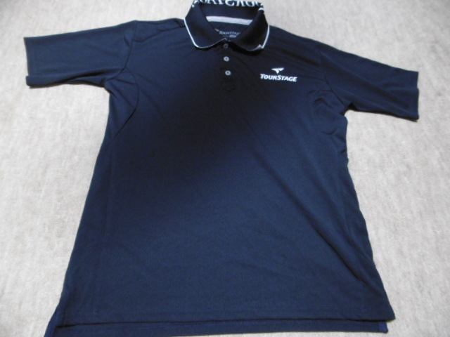ゴルフ★ツアーステージ★半袖ウエア ブラック  サイズ:M拍卖