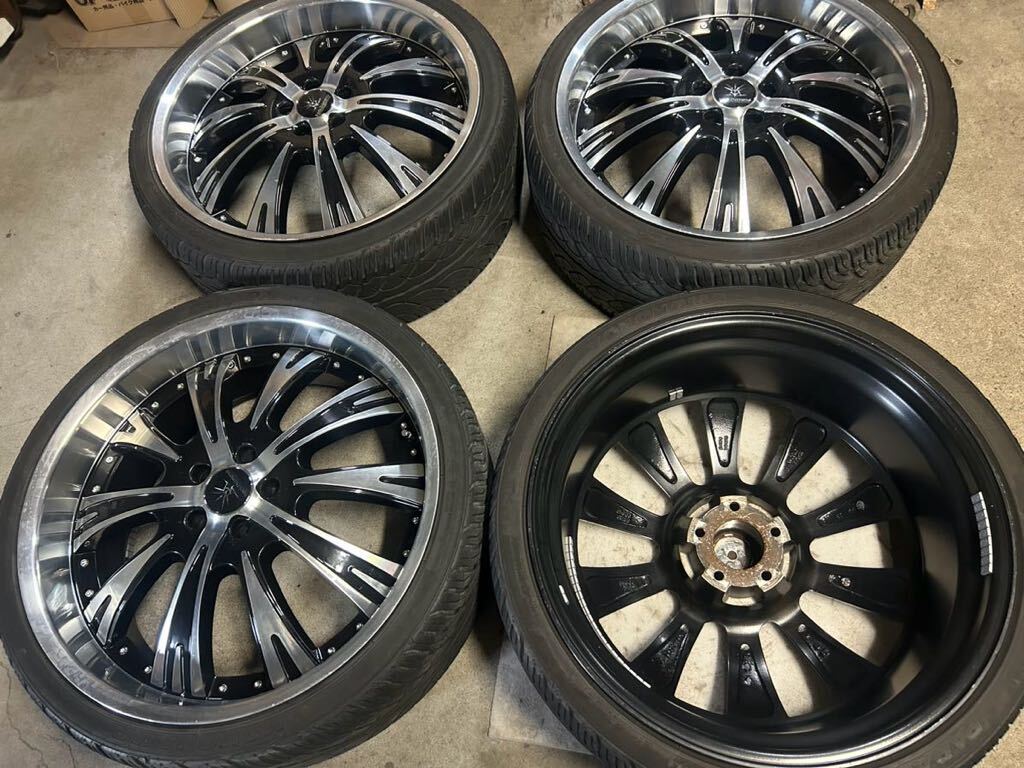 ブラックダイヤモンド 4本 9J+48 ヨコハマParada 265 30 22 アルファード・ヴェルファイア・CX5・CX8・ハリアー・RX・NX・エクストレイル拍卖