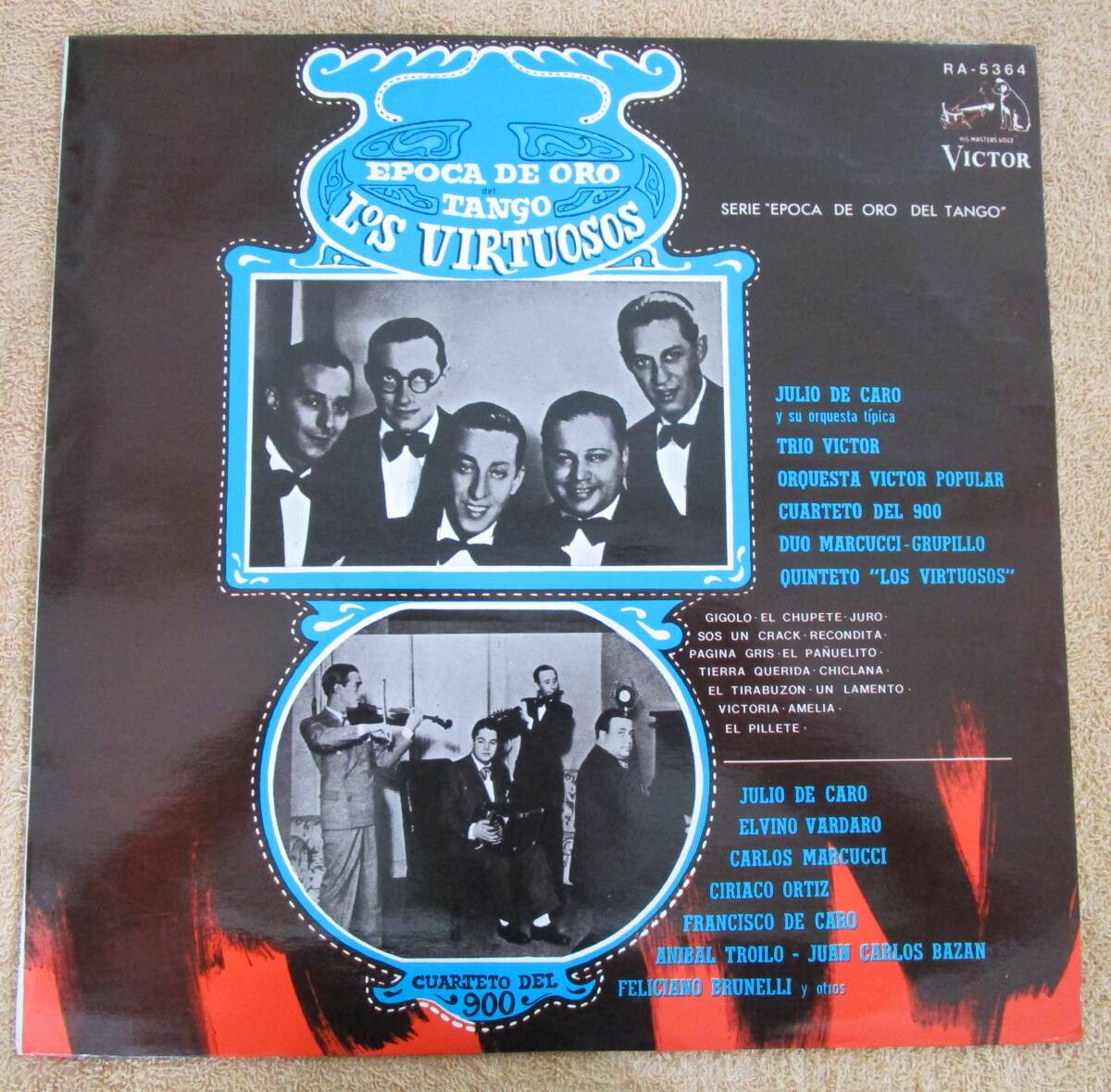 LPレコード 国内盤 タンゴ ヴァリアス「黄金時代の巨匠たち 第2集」(ビクター) 解説:高山正彦 フリオ・デカロ 拍卖