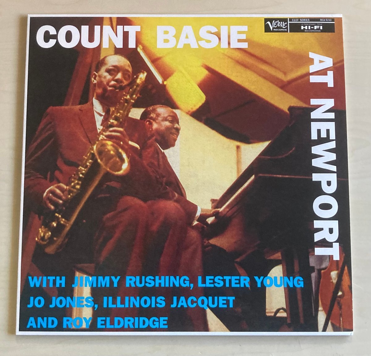 LPA25214 カウント・ベイシー COUNT BASIE / AT NEWPORT 輸入盤LP 盤良好 デアゴスティーニ 重量盤 EU拍卖