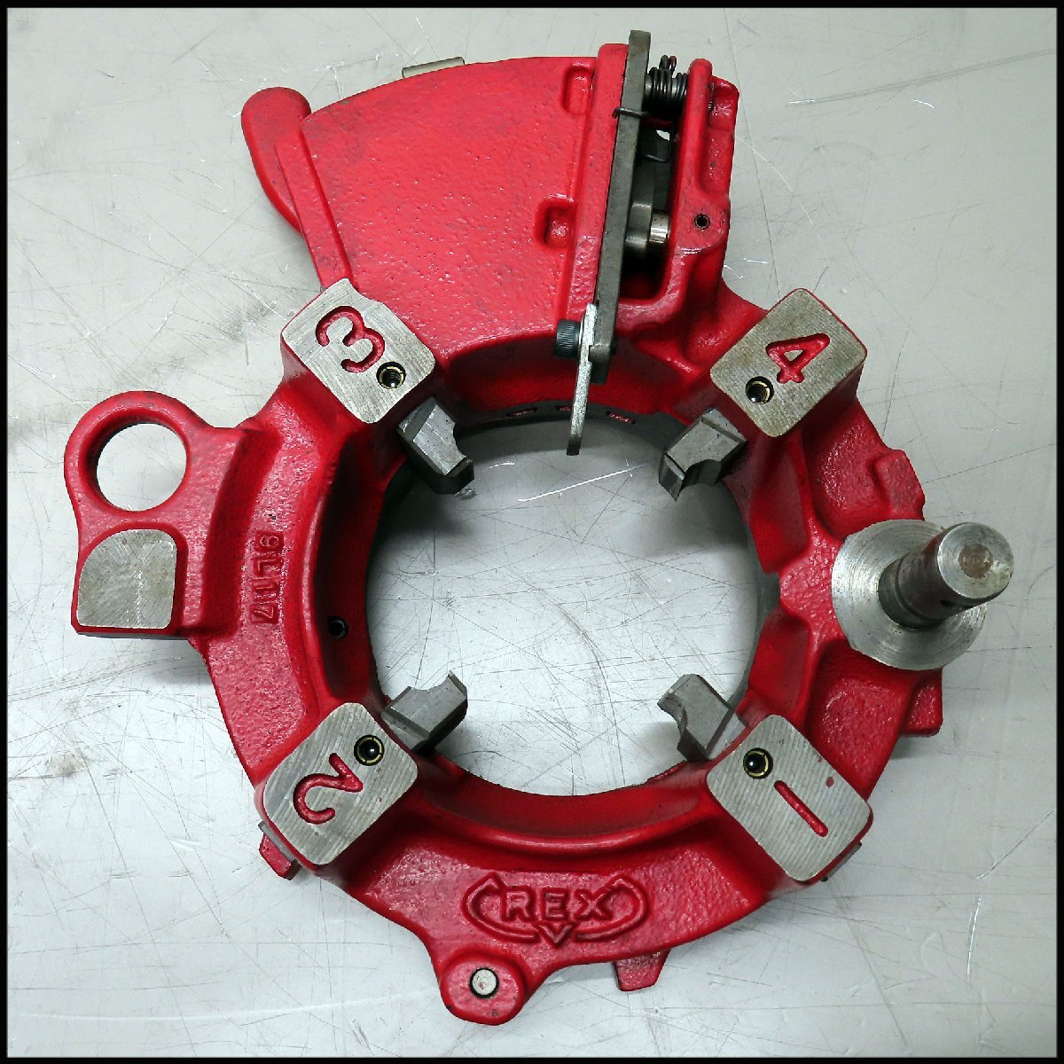 ■a3) 使用僅か! レッキス工業 ねじ切り機 パイプマシン用 自動ダイヘッド 21/2~3インチ(65A~80A)拍卖