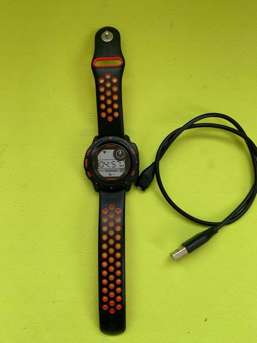 USED ガーミン GARMIN INSTINCT ESPORTS バンド交換品 スマートウォッチ ガラスコーティング済拍卖