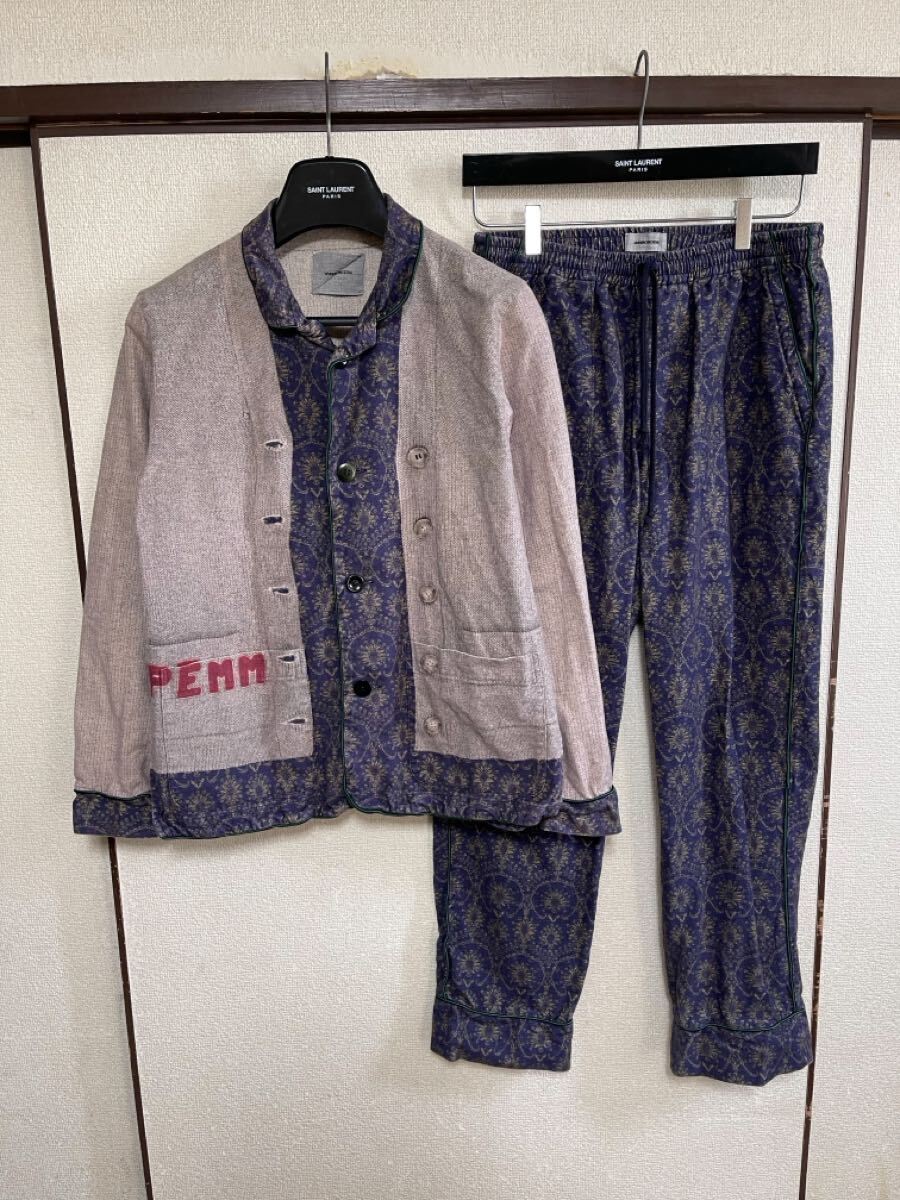 【良品】【セットアップ】 UNDERCOVER アンダーカバー セットアップ JACKET + PANTS ジャケット パンツ 総柄拍卖