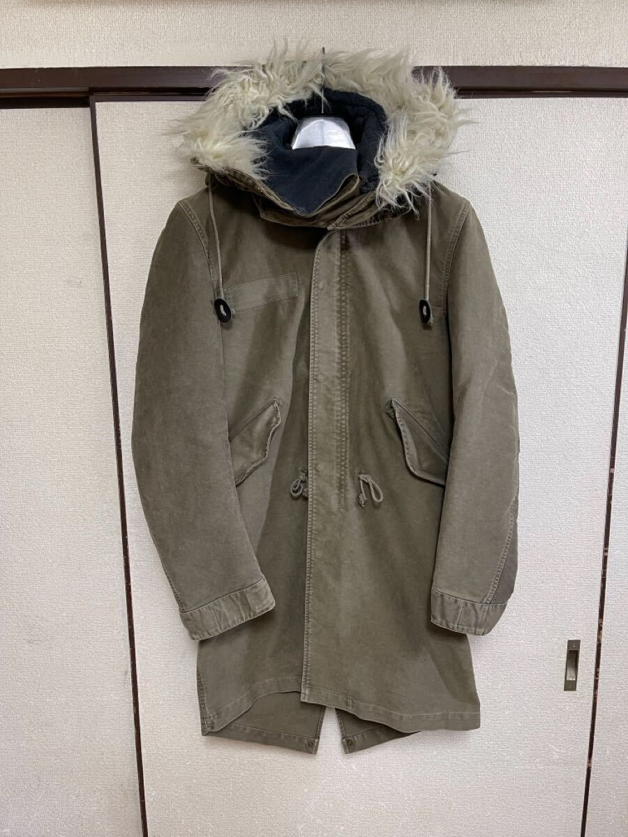 【ボアライナー付き】AKM エイケイエム COLD WEATHER M-51 MODS COAT モッズコート ブルゾン型 ボアライナー付属 ファー付 即決早い者勝ち拍卖